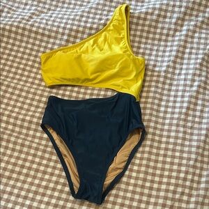 J.Crew one shoulder bathing suit